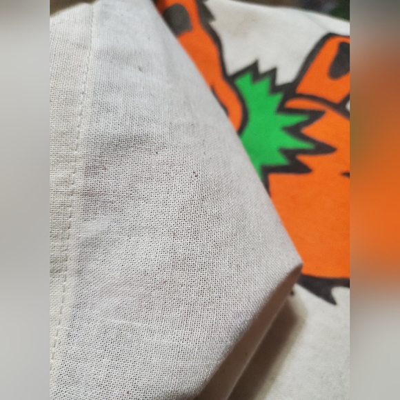 Handpainted Light Weight Canvas Tote Grateful Dead Bear - Picture 3 of 3